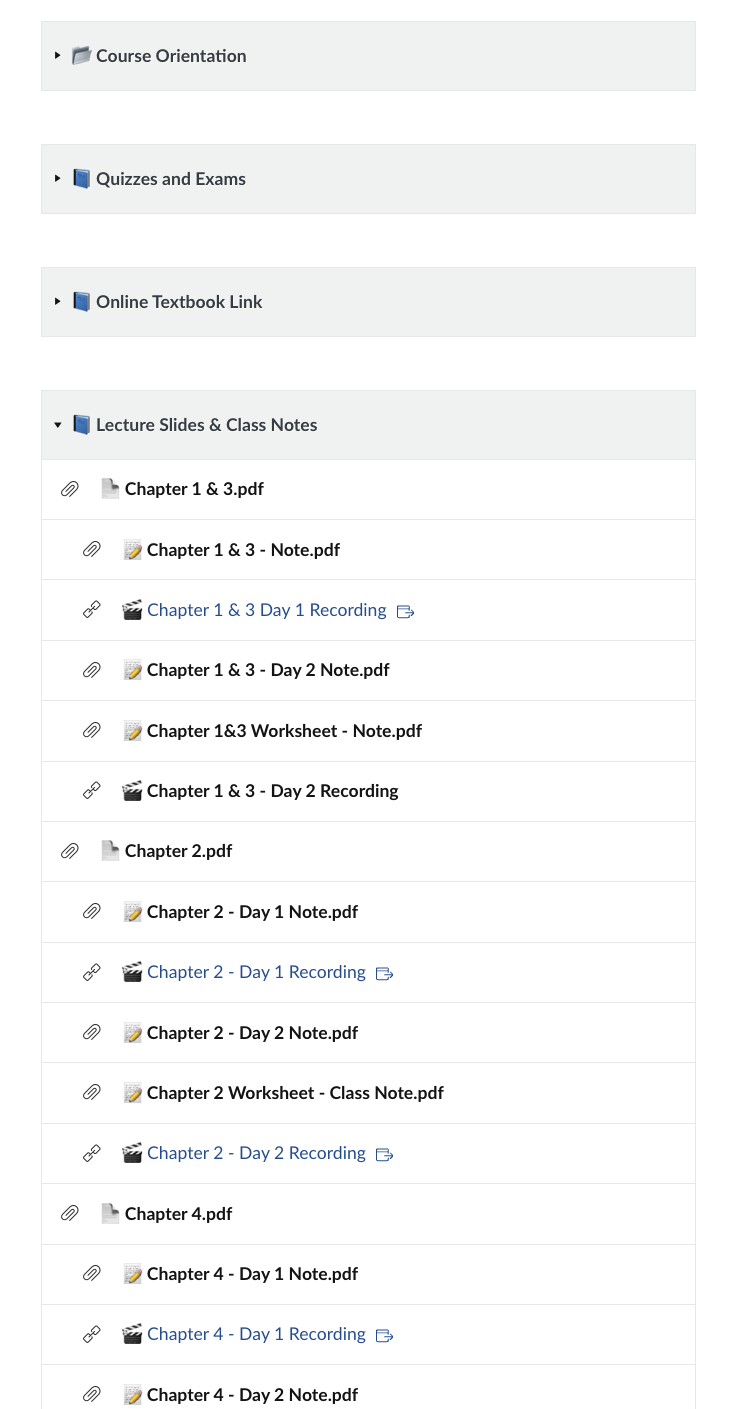 Weekly Schedule Sample